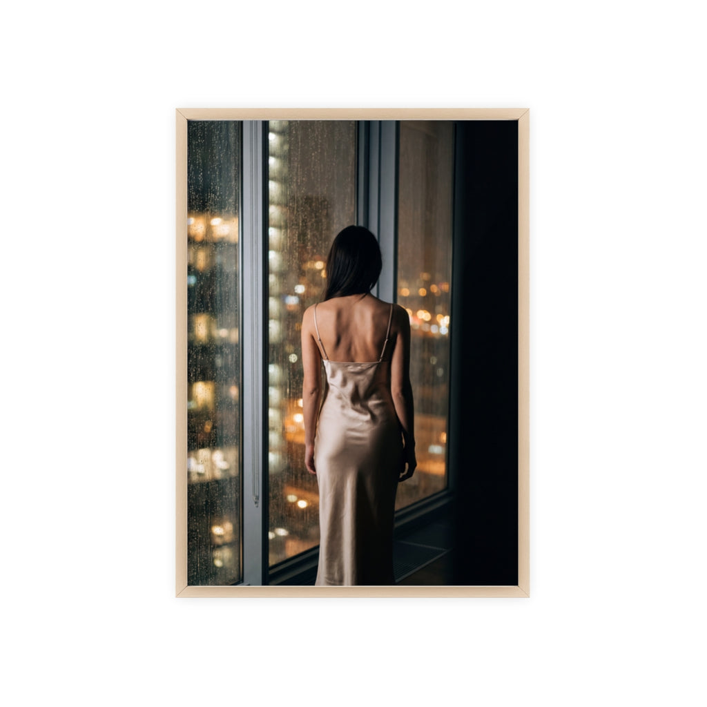 Framed Poster - Cinematic Window View