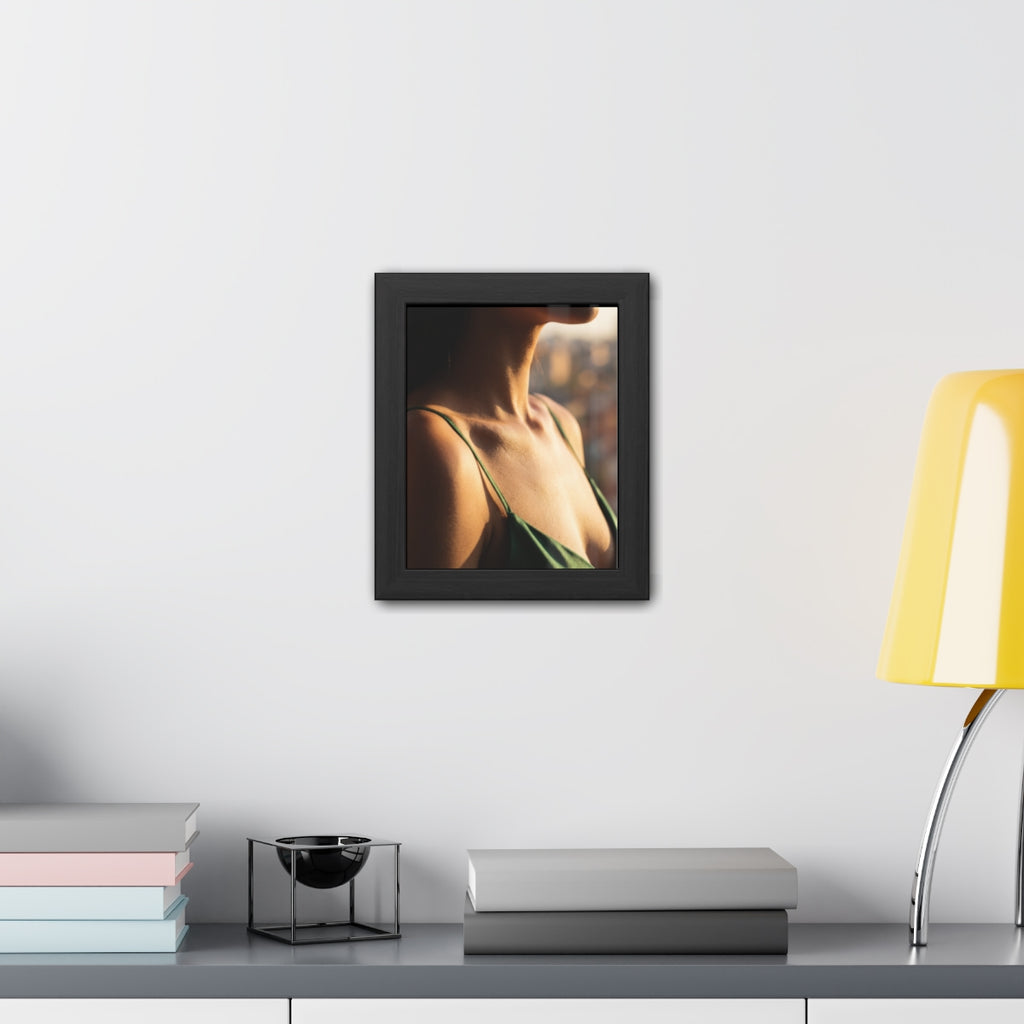 Framed Poster - Sunlit Muse Gallery Art — Portrait