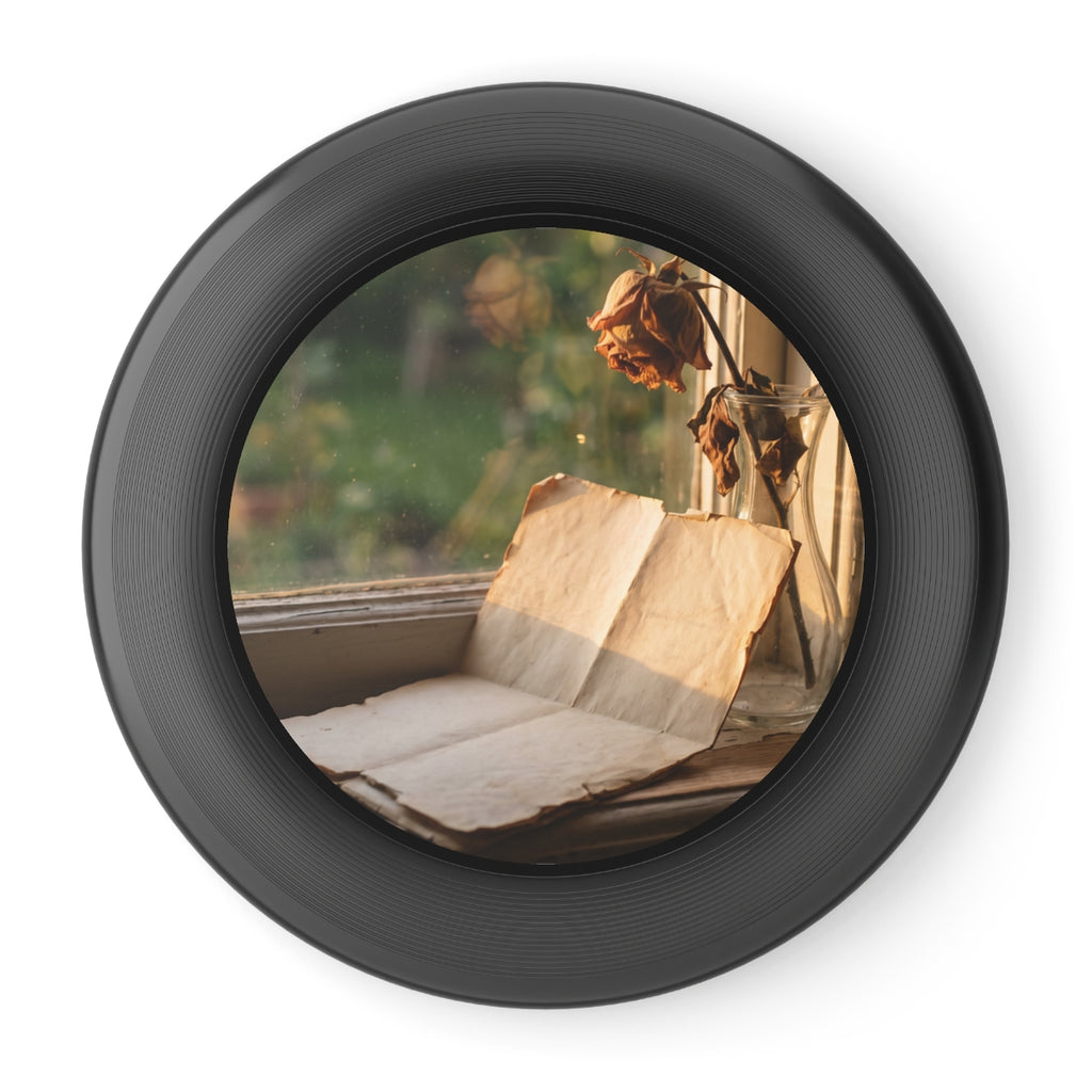 Wham-O Frisbee - Golden Window Rose | Echovira Gallery