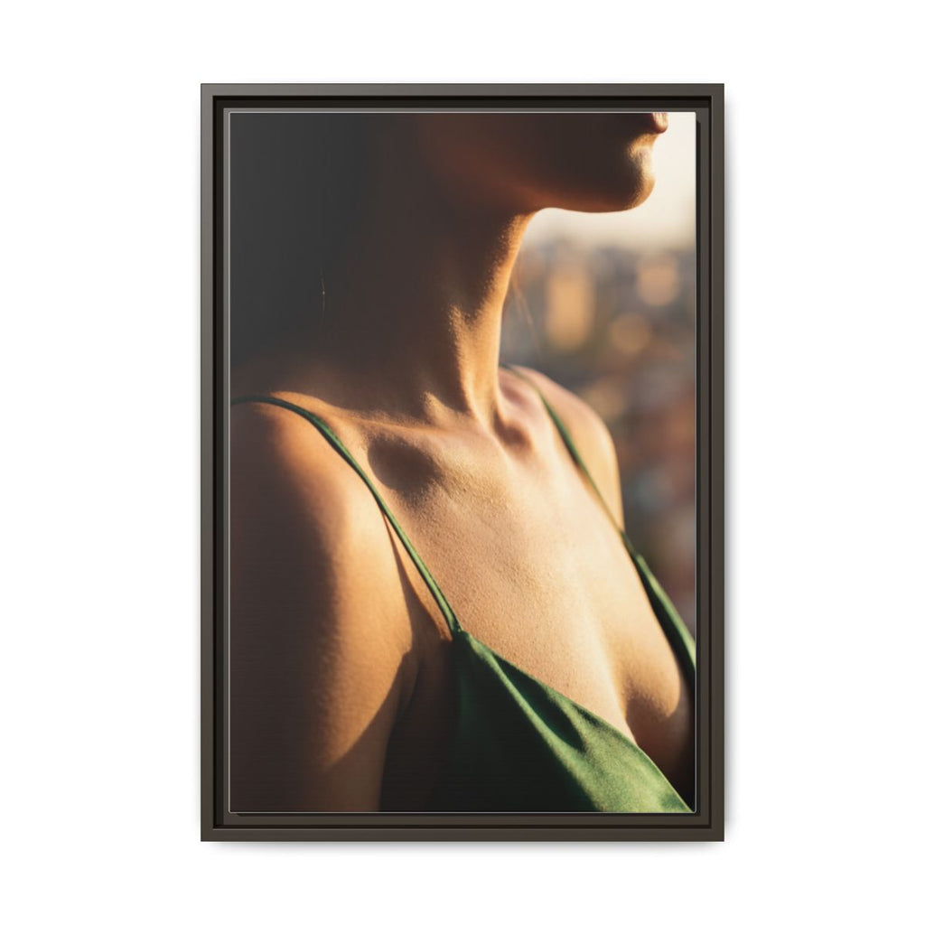 Framed Matte Canvas - Sunlit Muse