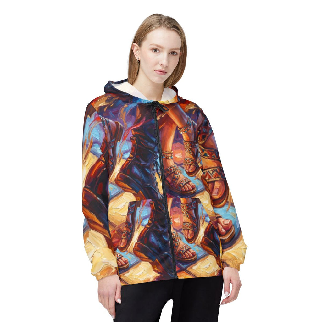 Unisex Windbreaker - Festival Rhythm | Echovira Gallery