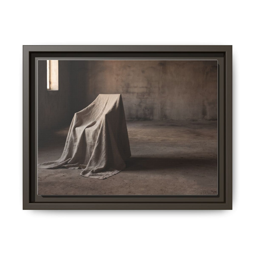 Matte Canvas, Framed - Wabi-Sabi Room — Espresso / 1.25"