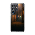 Clear Impact-Resistant Case - Night Alley iPhone Glow |...