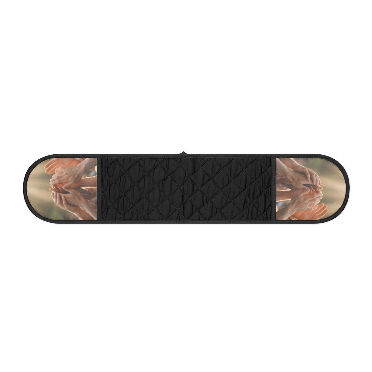 Oven Mitts - Golden Rays of Unity Wall Art | Echovira...