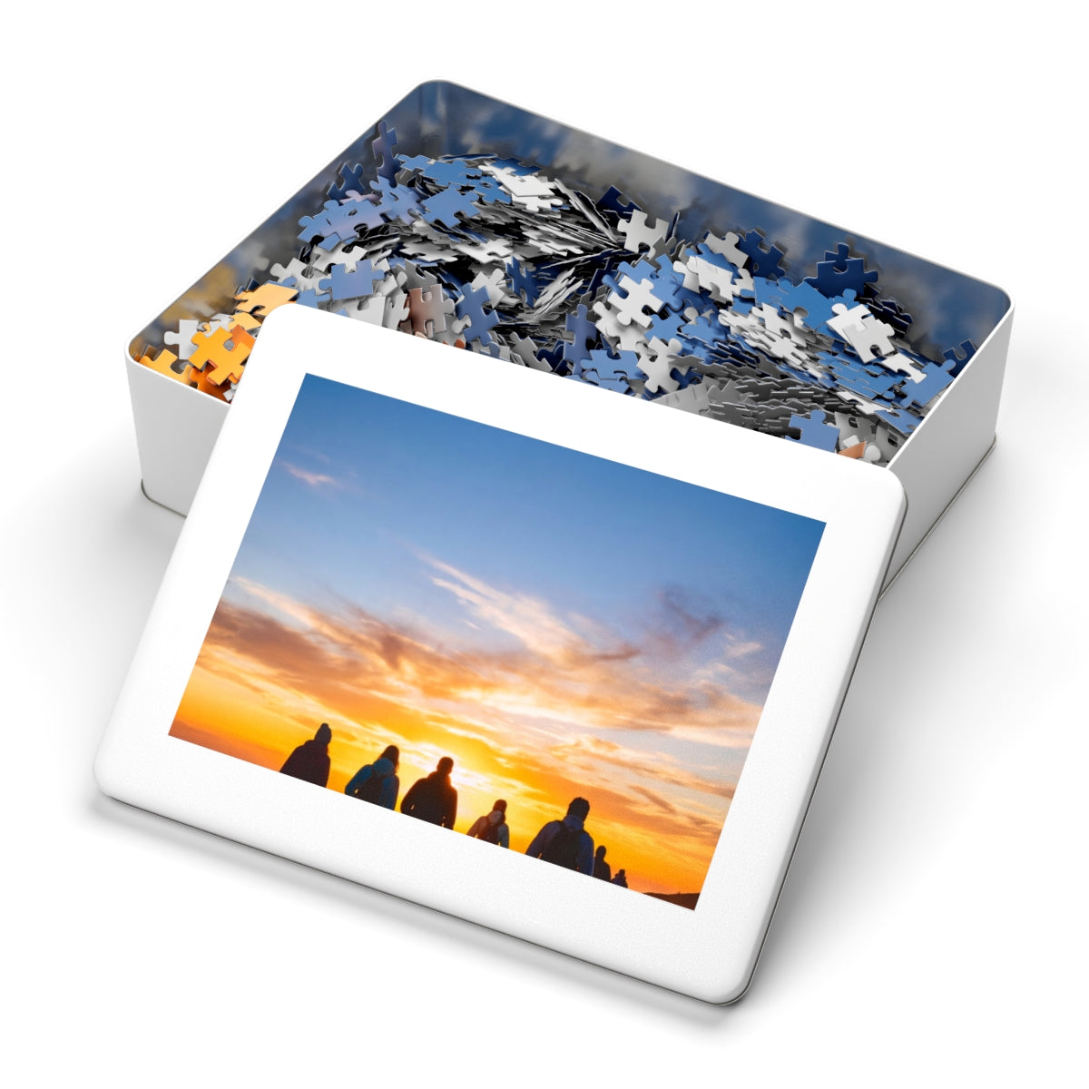 Jigsaw Puzzle with Tin - Sunset Ridge (30, 110, 252, 500......