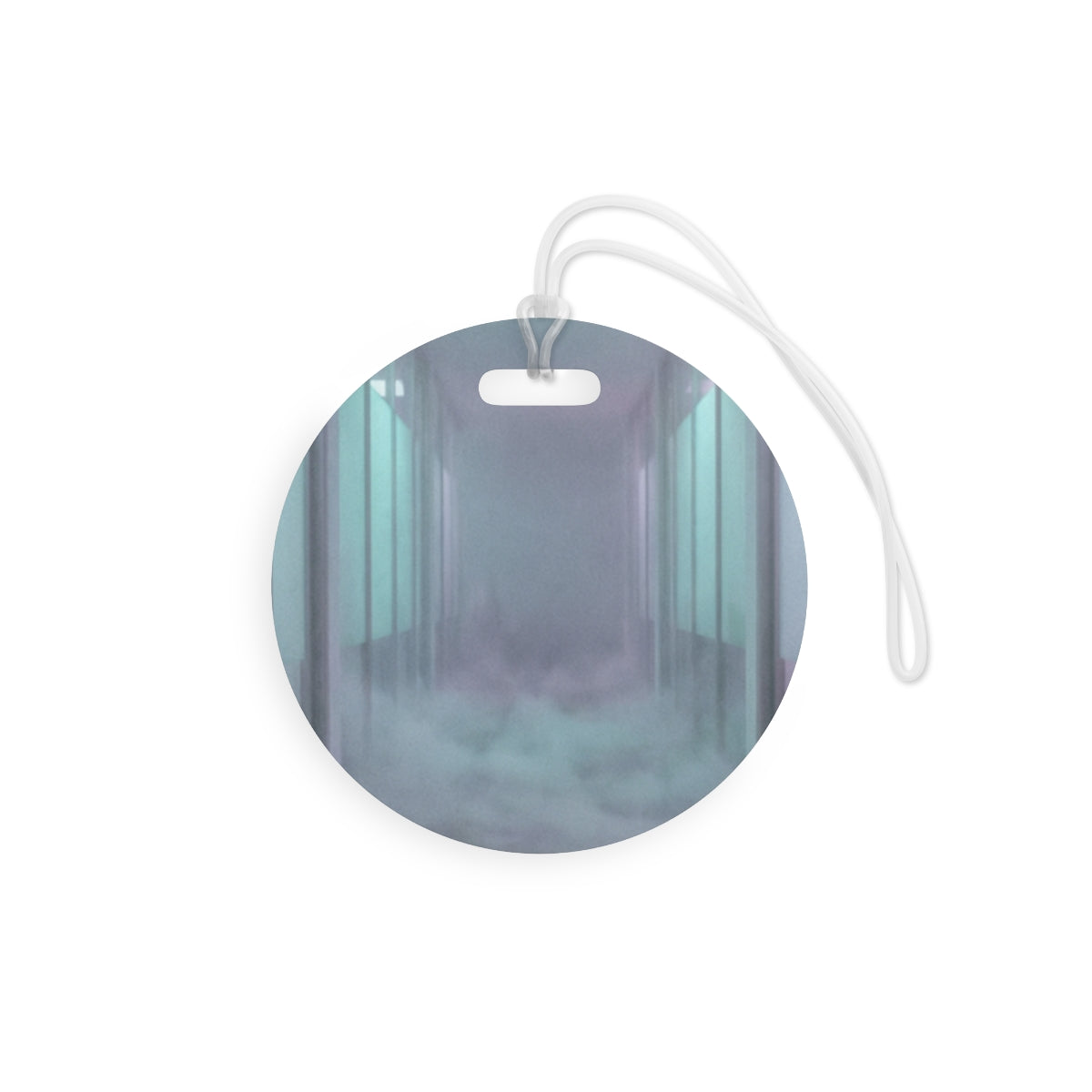 Luggage Tags - Liminal Corridor Fog Art Print | Echovira...