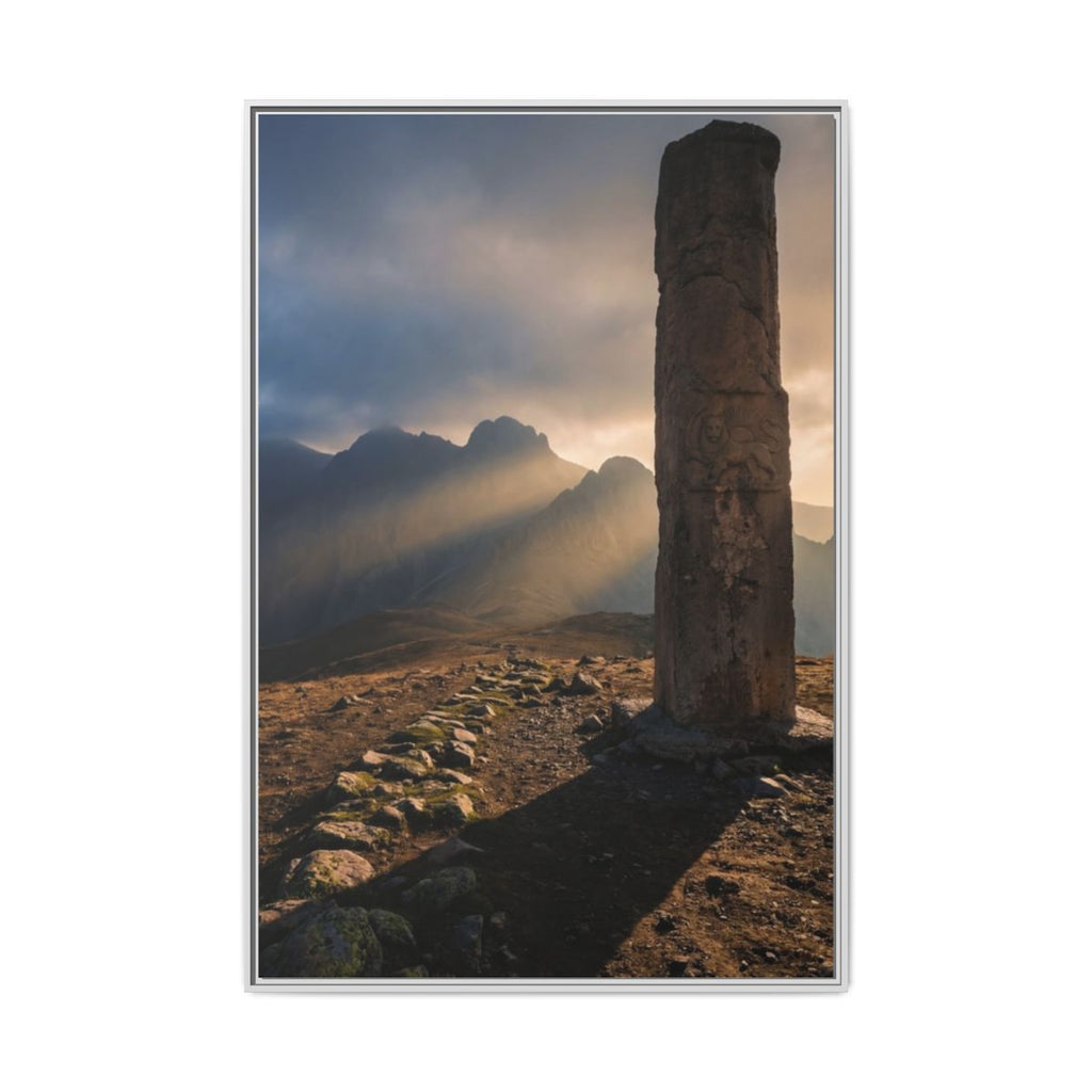 Matte Canvas, Framed - Mystic Monolith Ancient Persian... |...