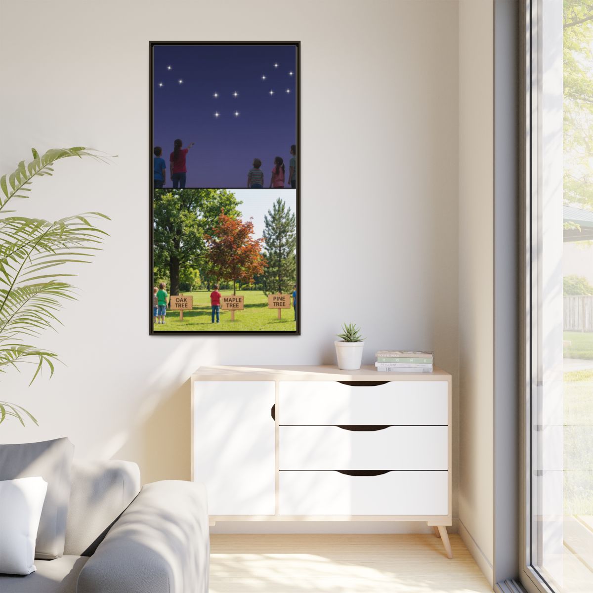 Matte Canvas, Framed - Stardust & Forest Discovery —... |...