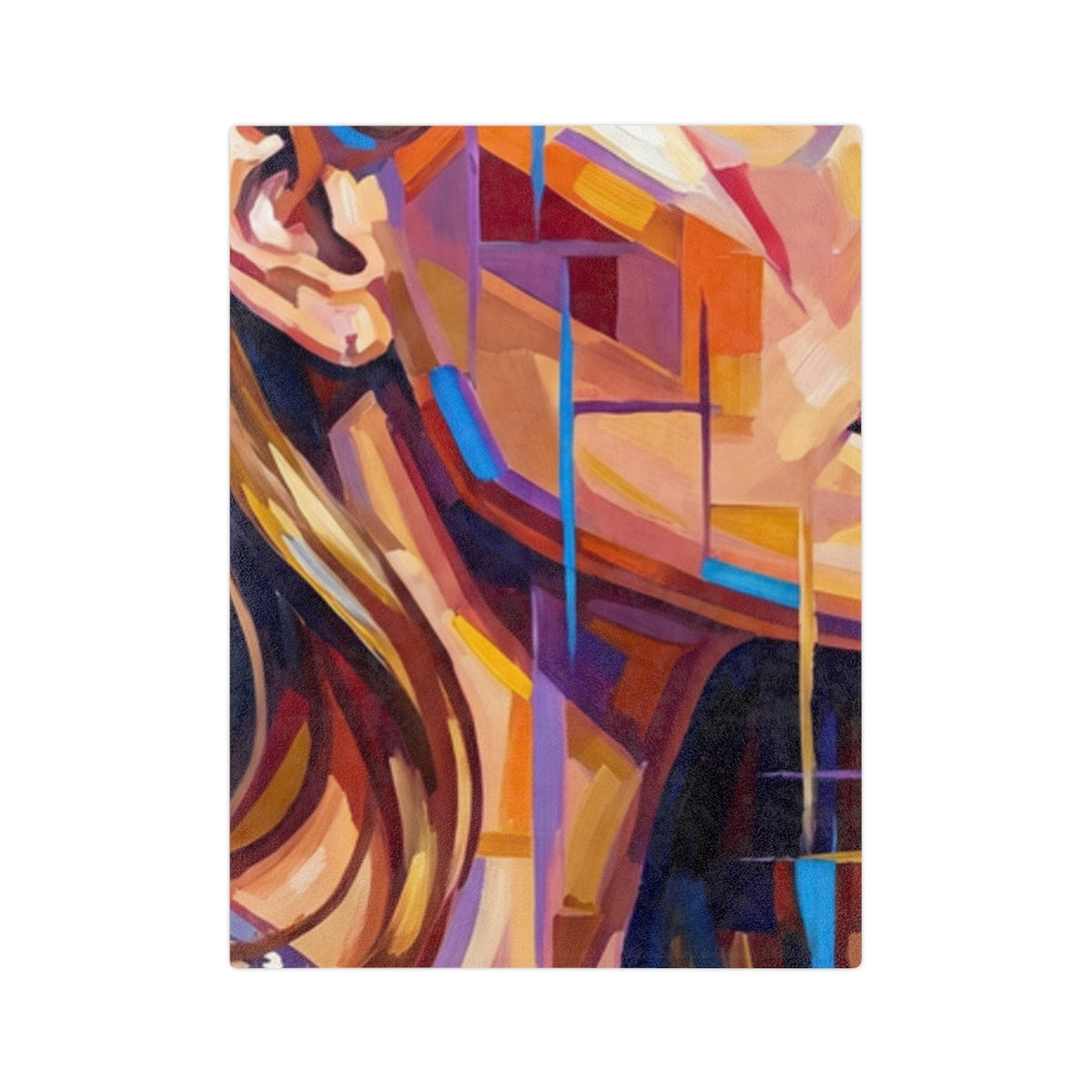 Velveteen Microfiber Blanket - Shattered Elegance | Echovira...