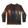 Men's Long Sleeve Shirt - Shadowed Alleyway Mystery Art... |...