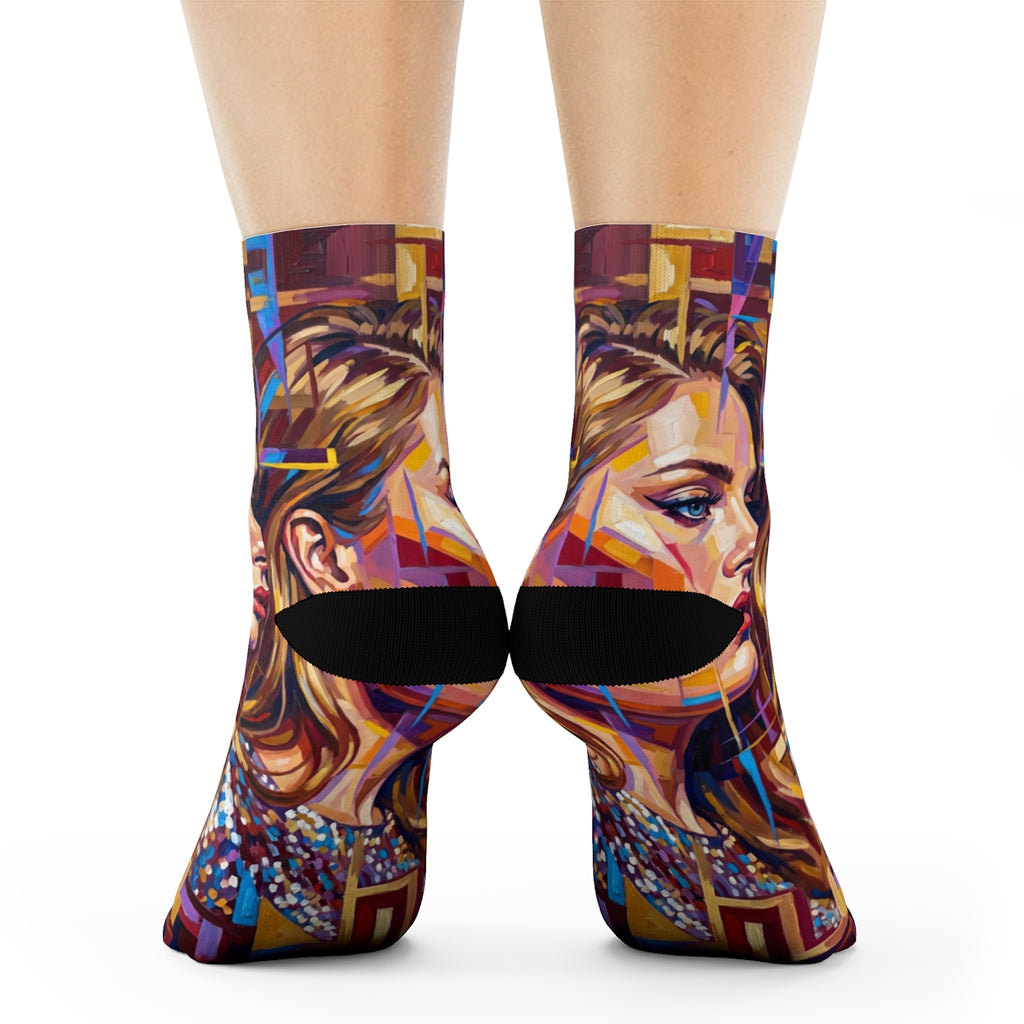 Crew Socks - Shattered Elegance | Echovira Gallery