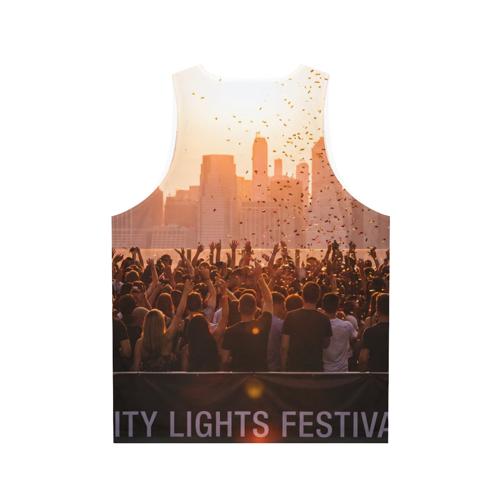 Men's Tank Top - City Lights Festival | Echovira Gallery