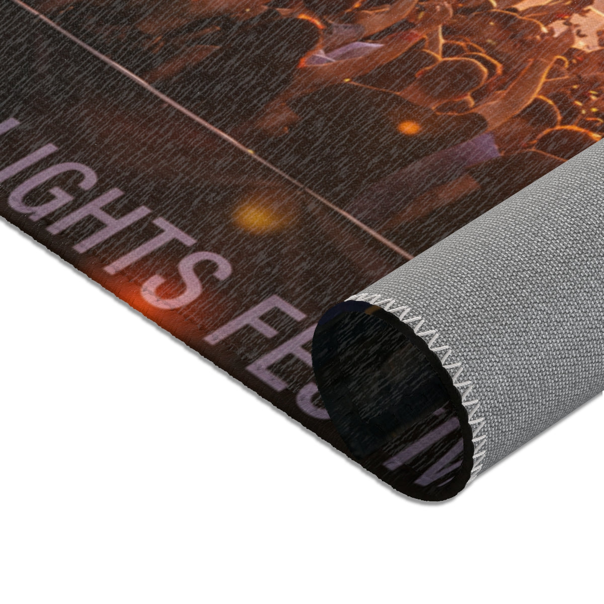 Area Rug - City Lights Festival | Echovira Gallery