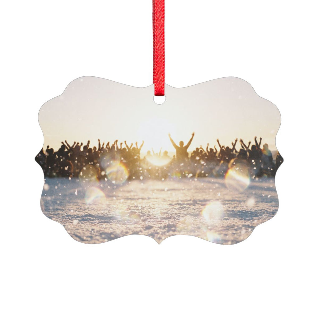Acrylic Ornament Golden Hour Celebration