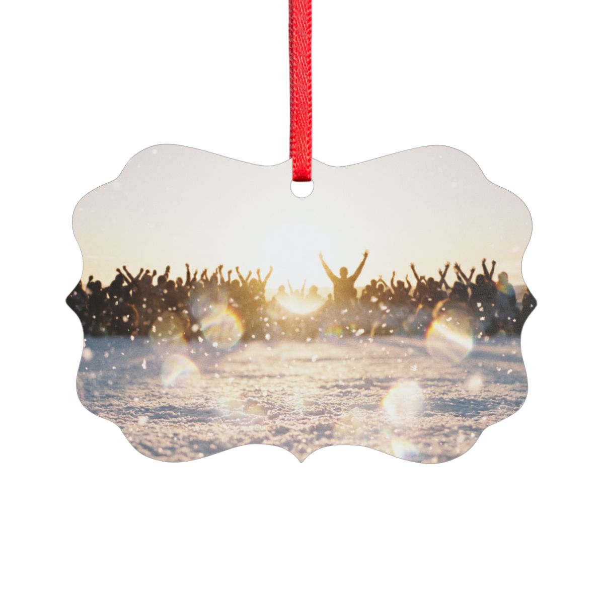 Acrylic Ornament Golden Hour Celebration