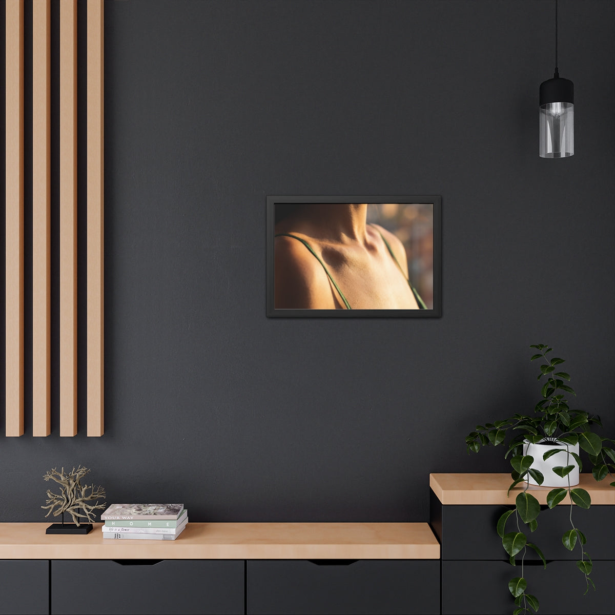 Framed Poster - Sunlit Muse Gallery Art — Landscape