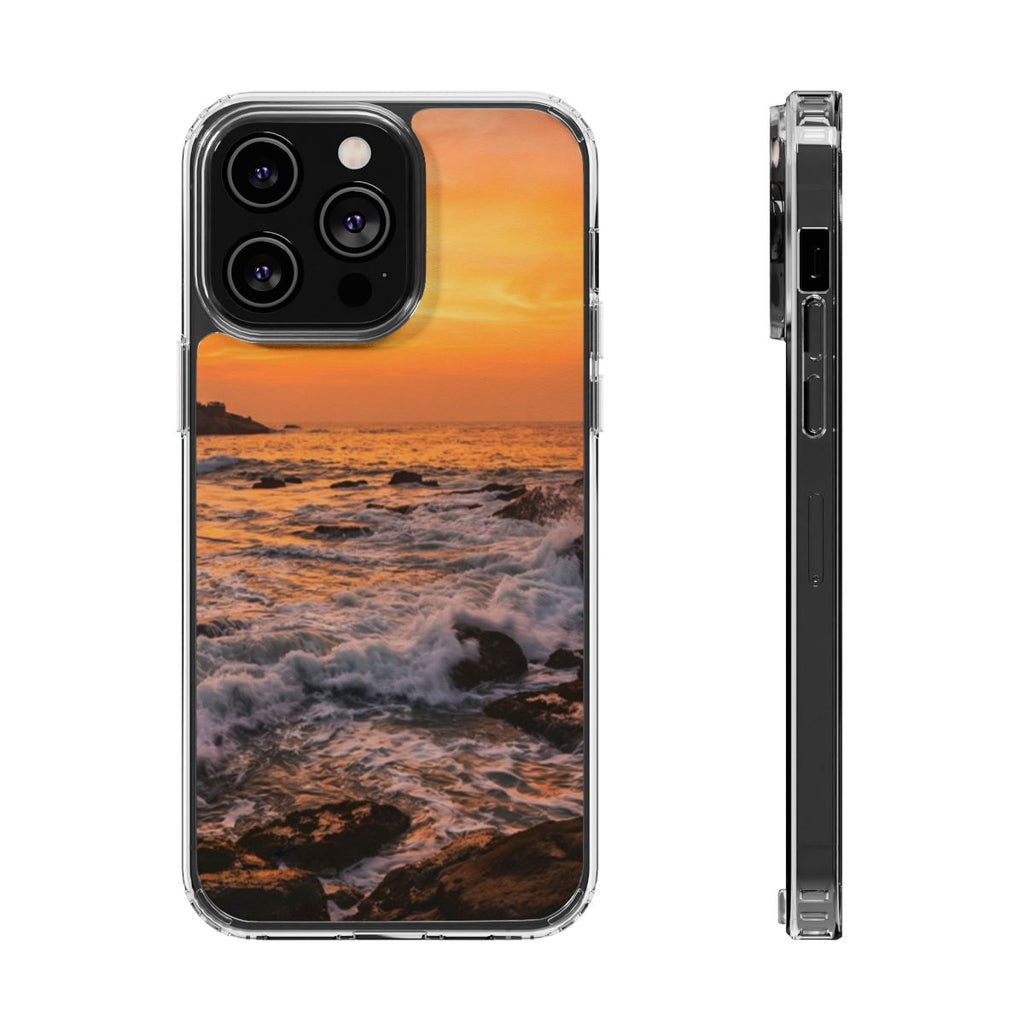Clear Impact-Resistant Cases - Clear Phone Case - Golden...