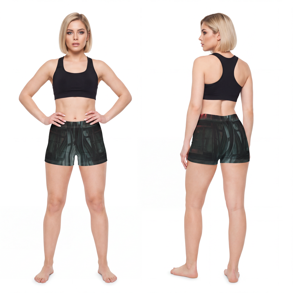 Women's Shorts - Red Beacon Industrial | Echovira Gallery
