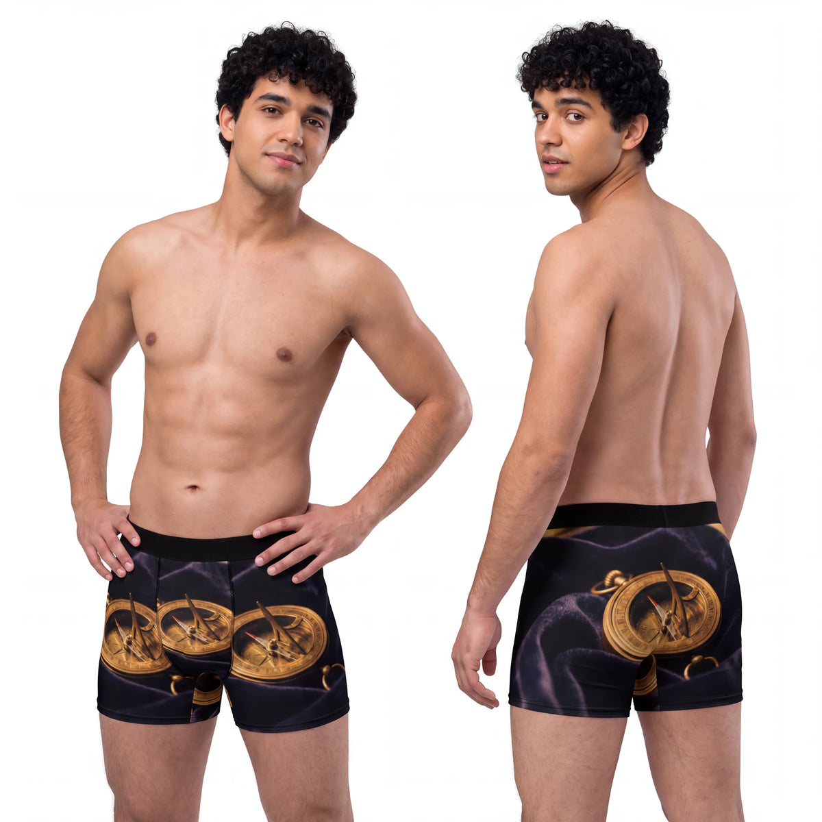 Sundial Compass Men's Boxer Briefs