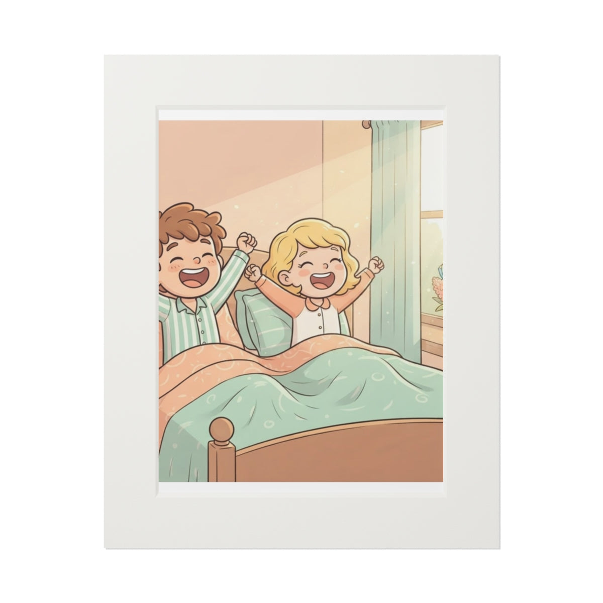Fine Art Prints - Morning Sunshine Mat Board — Portrait... |...