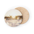 Golden Hour Crowd Celebration Coasters