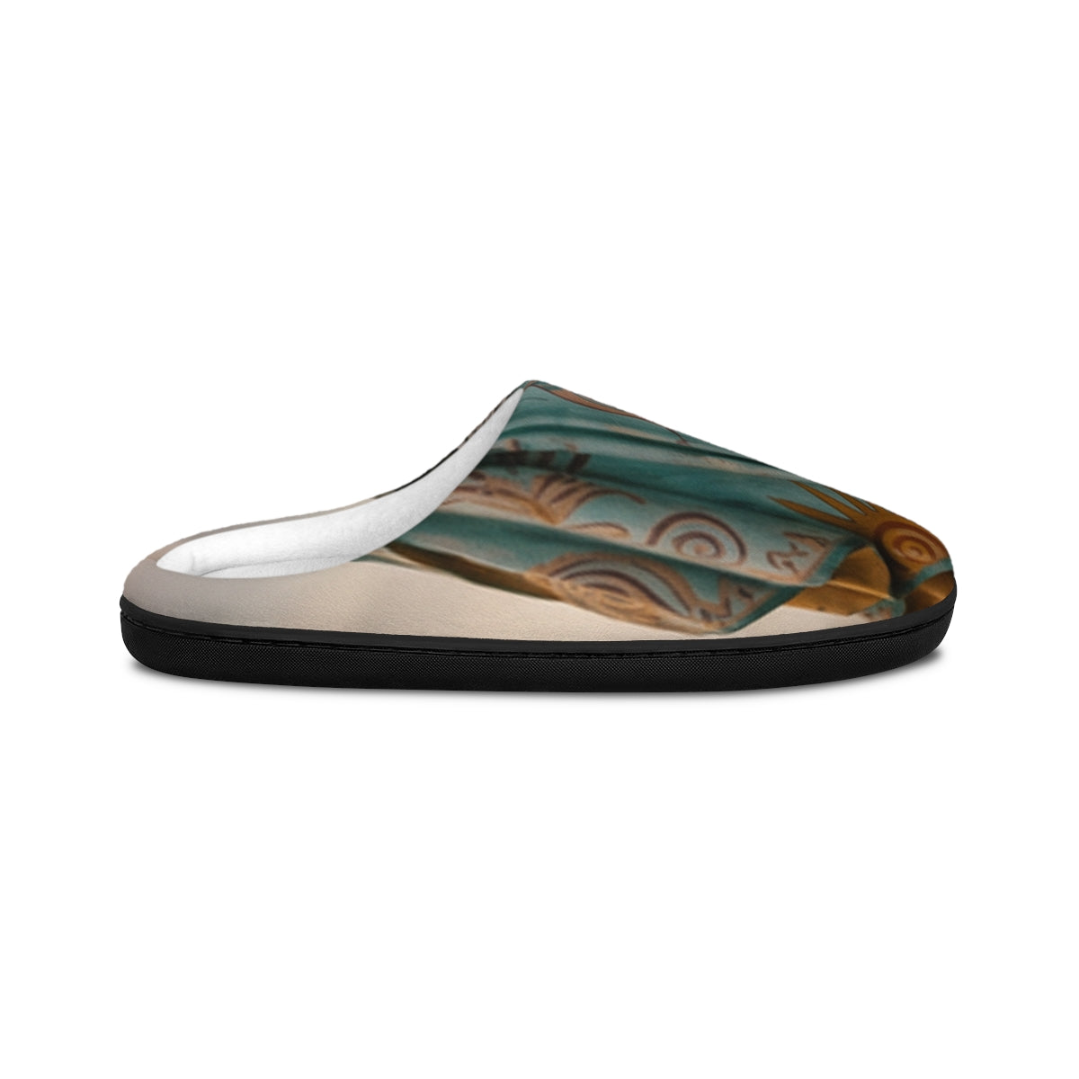 Men's Indoor Slippers - Silent Sanctuary Statue Art |...
