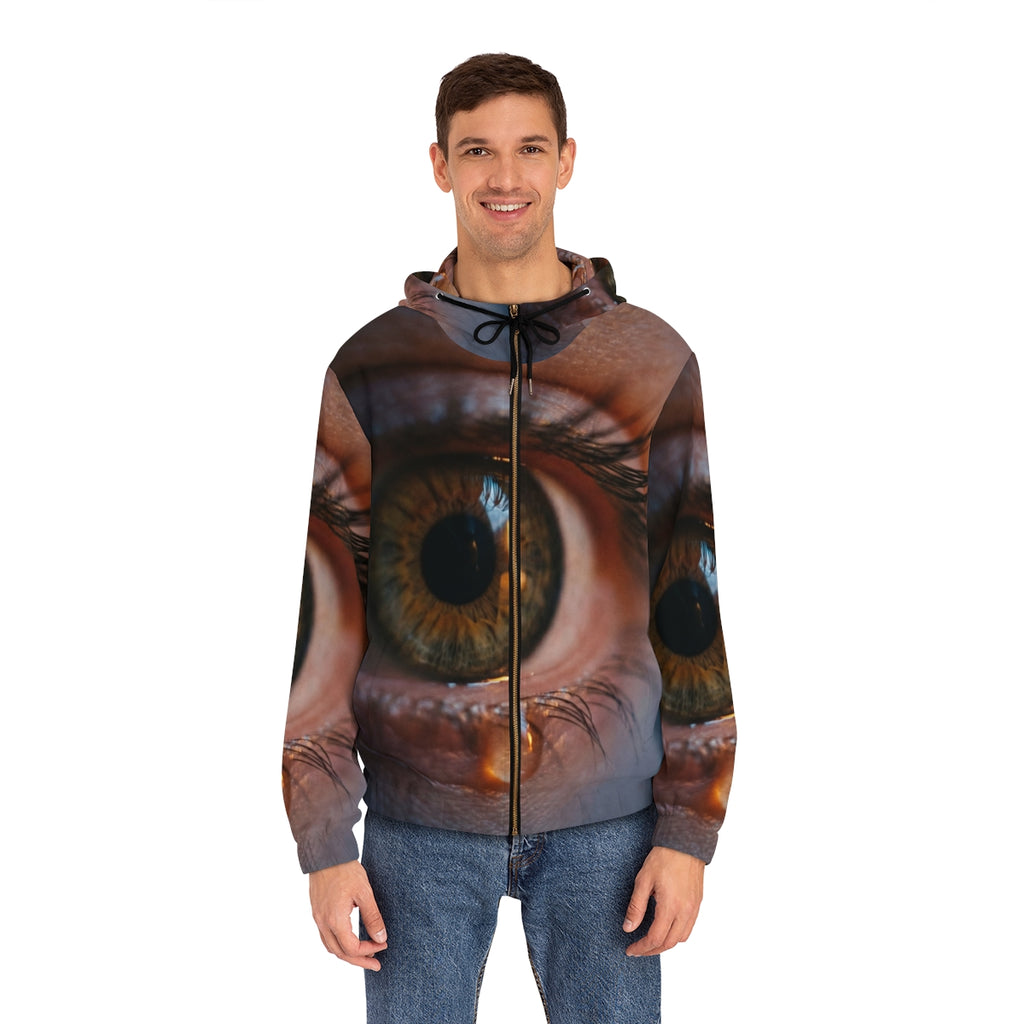 Men's Full-Zip Hoodie - Cinematic Eye