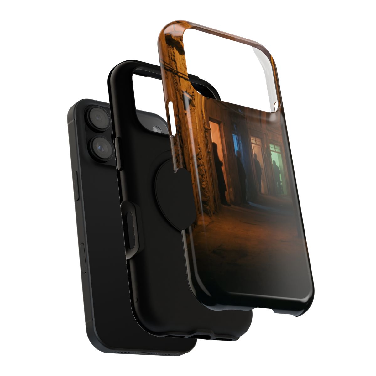 Impact-Resistant Apple iPhone Cases - Shadows of the City | iPhone 17 Pro Max, 17 Pro, 17 Air & More