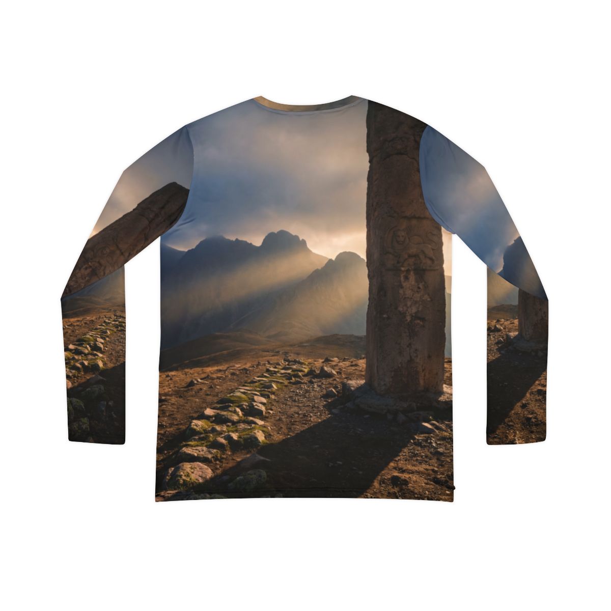 Women's V-Neck - Majestic Mountain