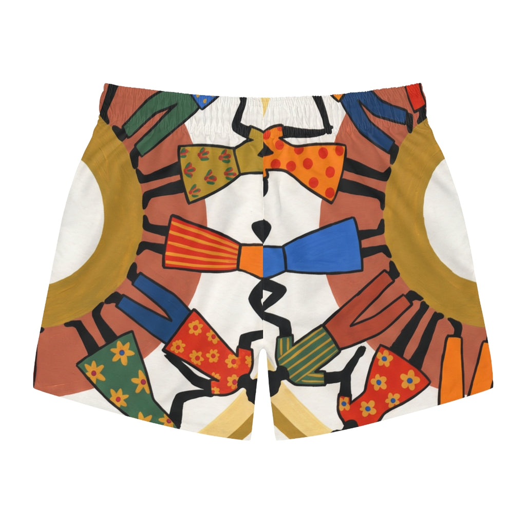 Swim Trunks - Unity Mandala Folk Art | Echovira Gallery