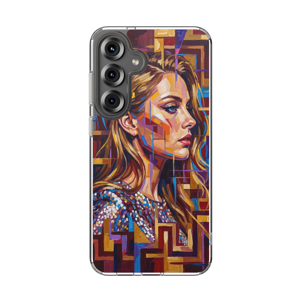 Clear Impact-Resistant Case - Shattered Elegance | Echovira...