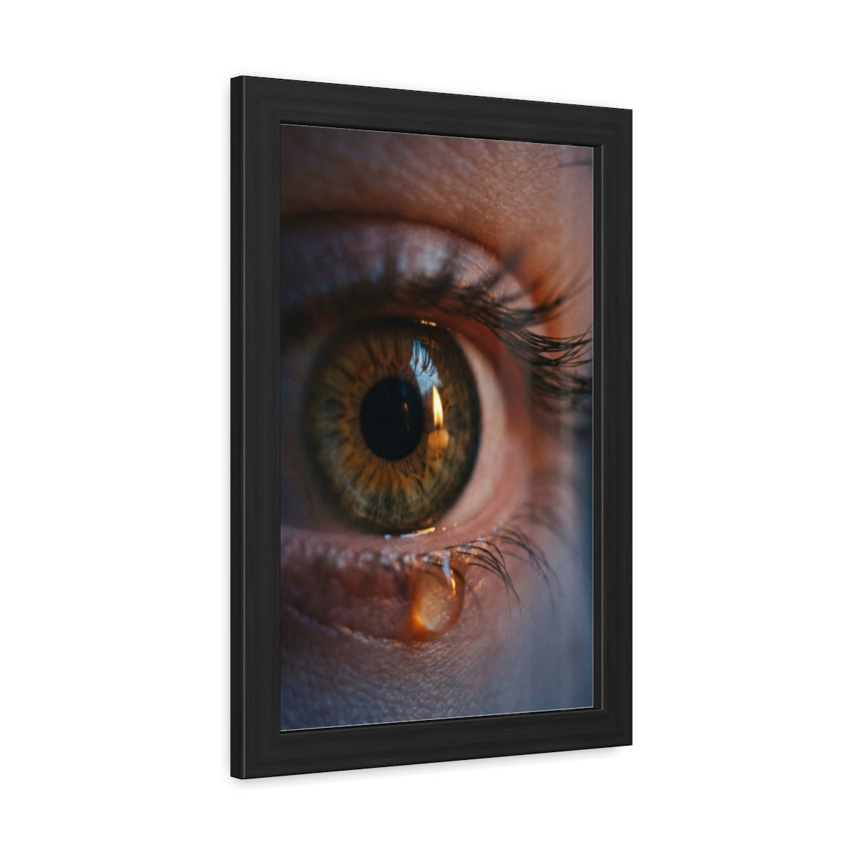 Framed Poster - Ethereal Gaze — Portrait