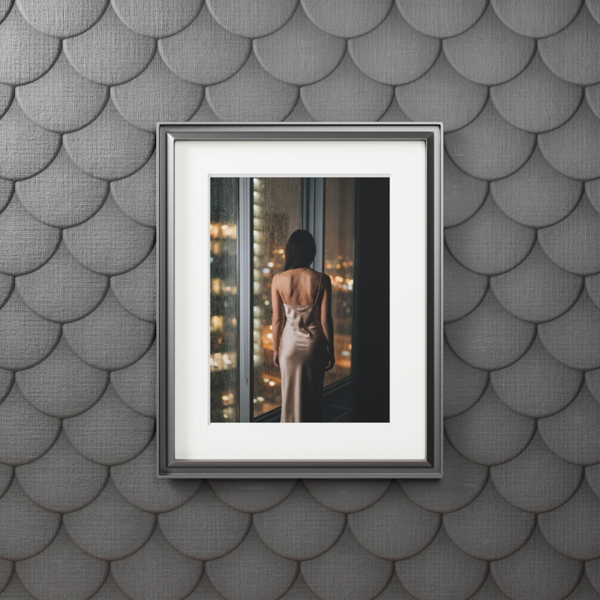 Fine Art Print - Night Rain Cinema — Portrait