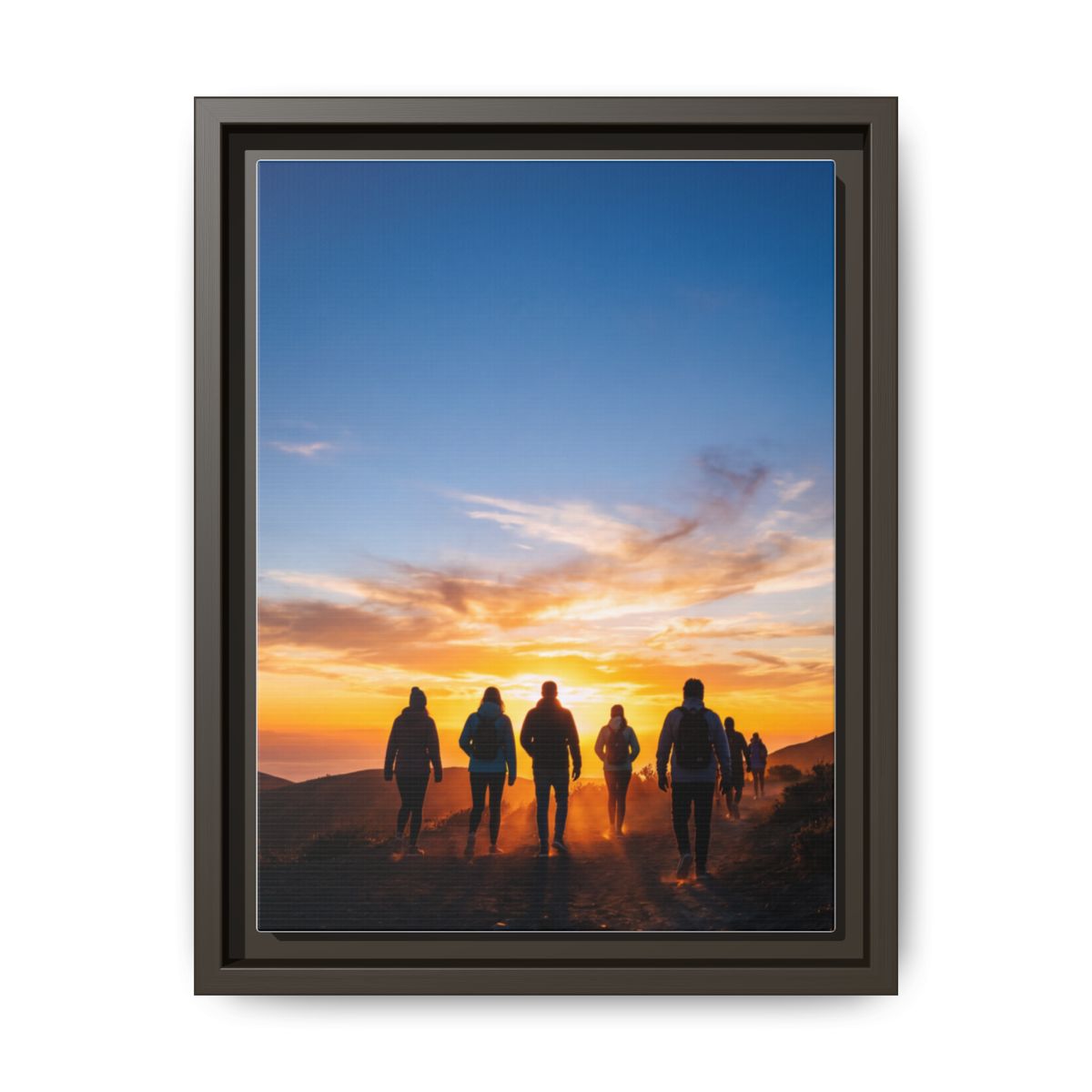 Matte Canvas, Framed - Epic Dawn Trek