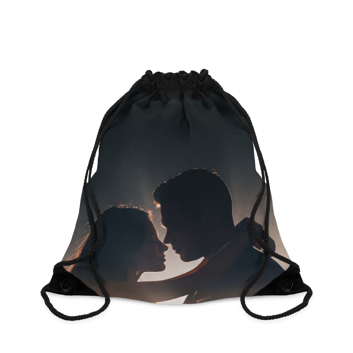 Drawstring Bag - Midnight City Skyline | Echovira Gallery