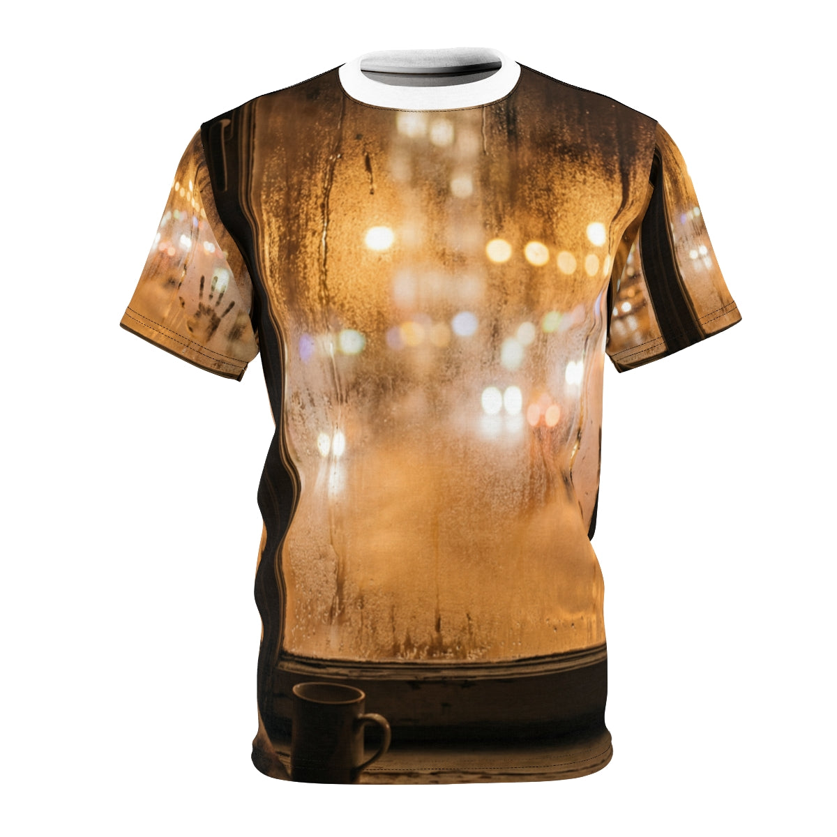 Unisex Cut & Sew Tee - Amber Rain Vista | Echovira Gallery