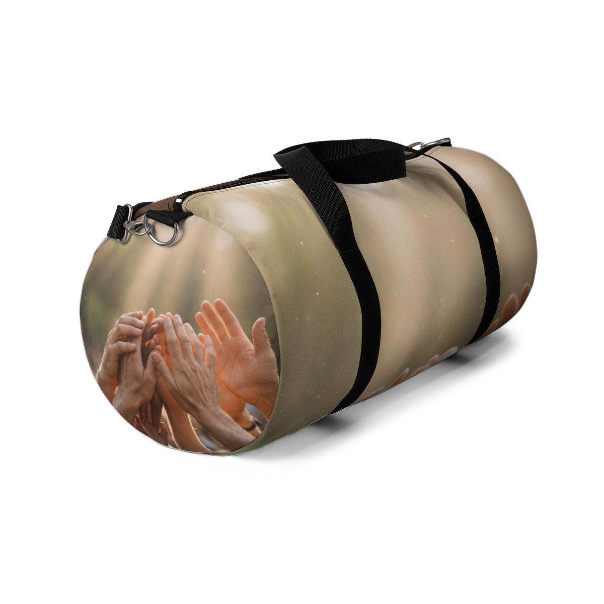 Duffel Bag - Golden Rays of Unity Wall Art | Echovira...