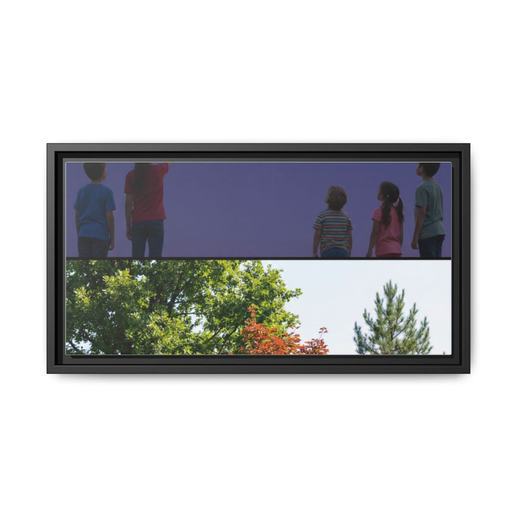 Framed Matte Canvas - Wilderness Gallery — Black / 1.25"