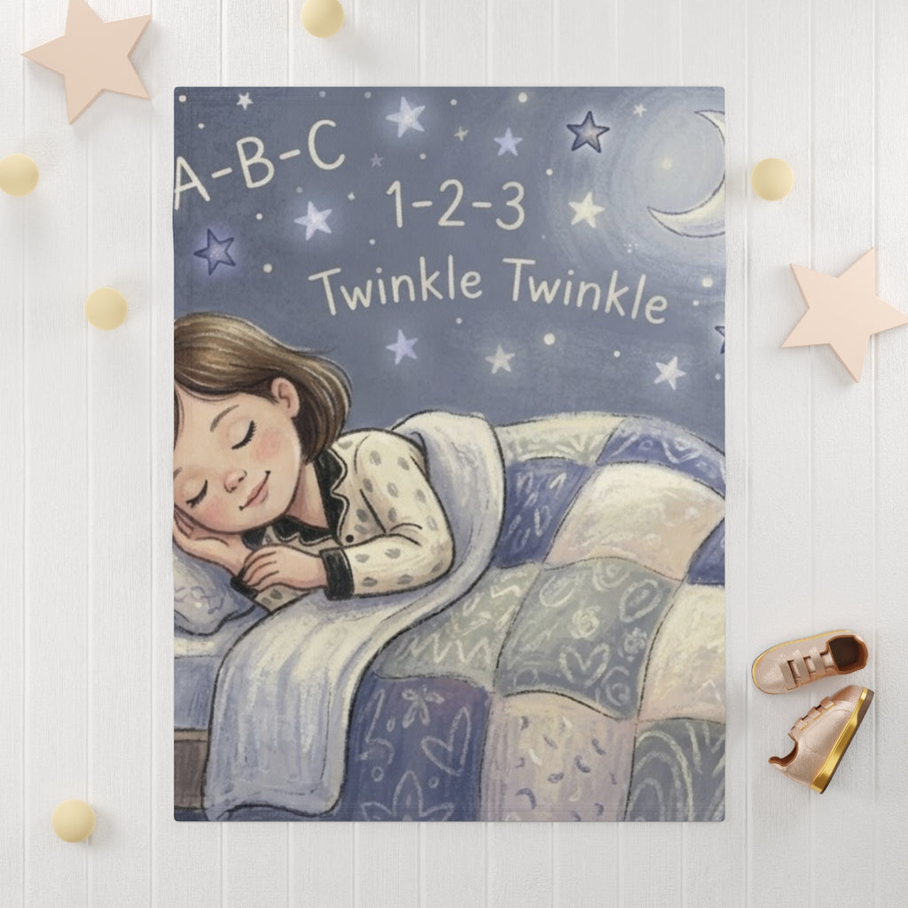 Soft Fleece Baby Blanket - Twinkle Slumber | Echovira...