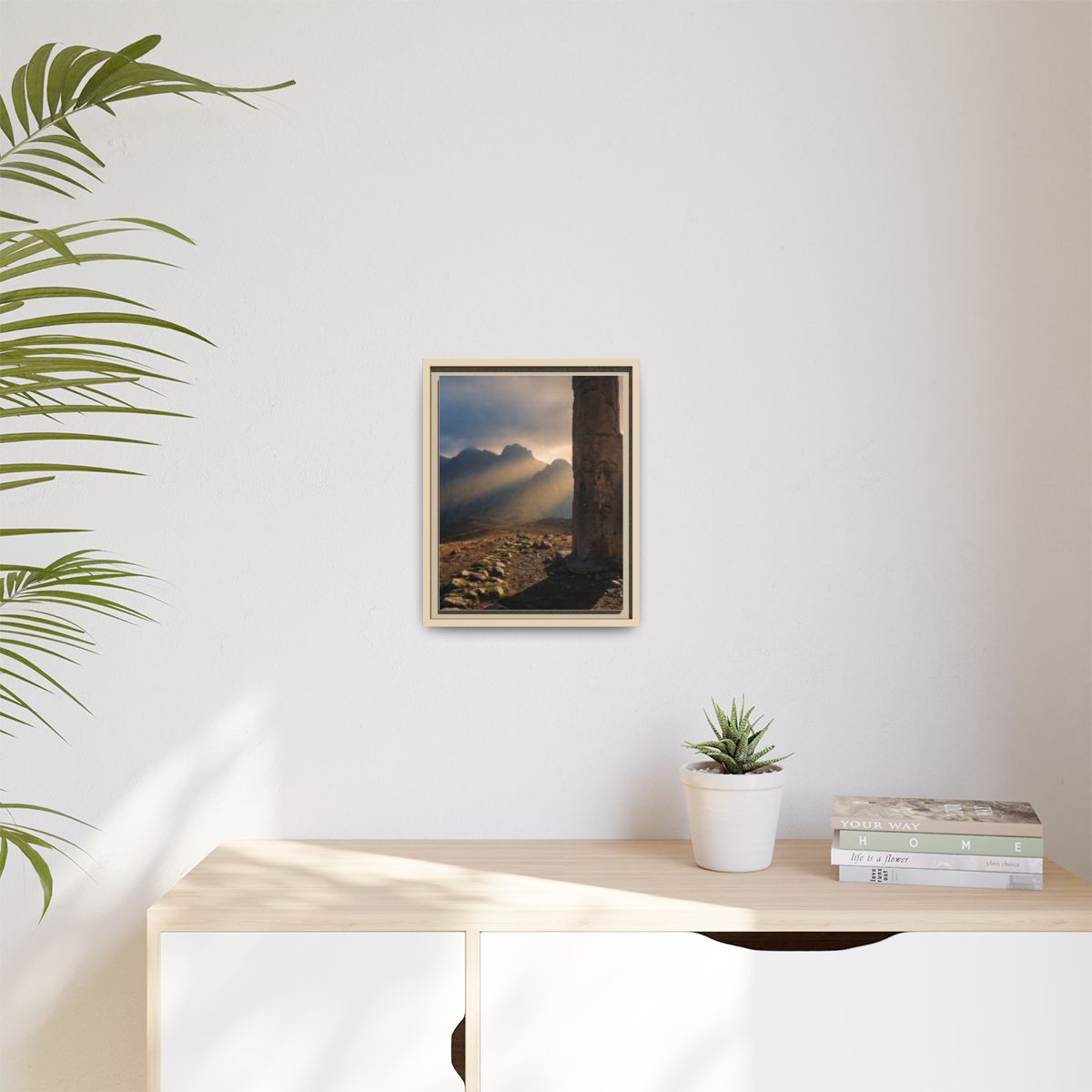 Matte Canvas, Framed - Mystic Monolith Ancient Persian... |...