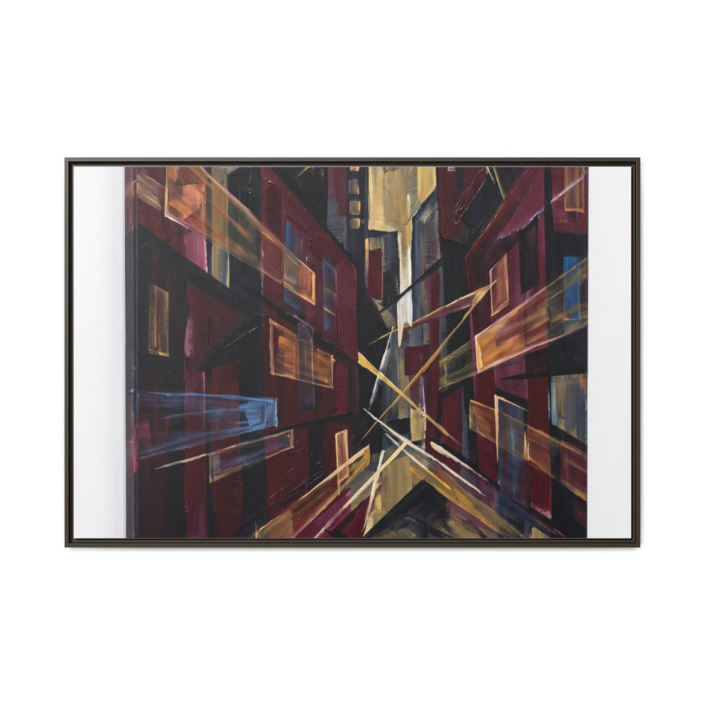 Framed Matte Canvas - Urban Perspective (10×8, 12×9, 14×11...