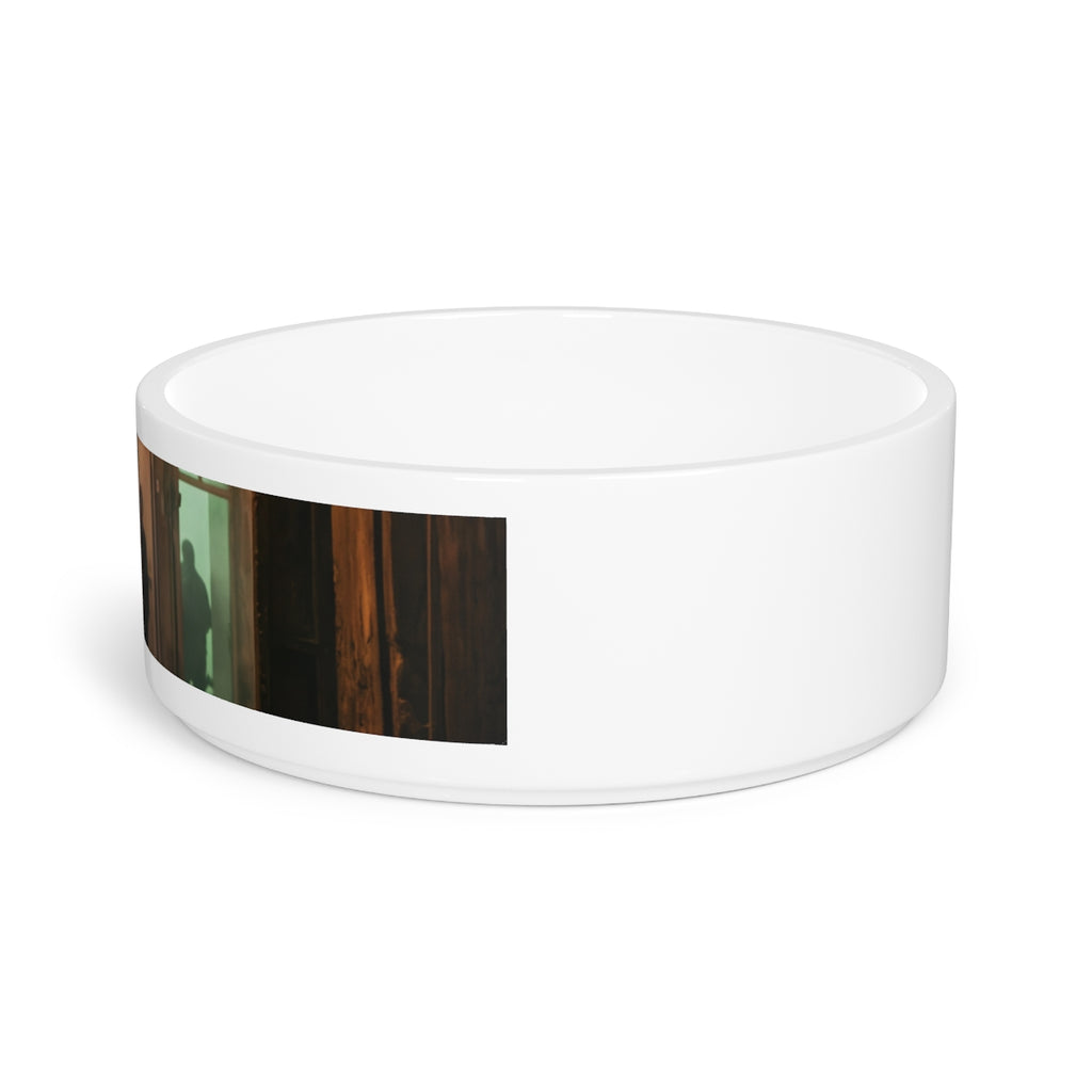 Pet Bowl - Shadowed Alleyway Mystery Art Print | Echovira...