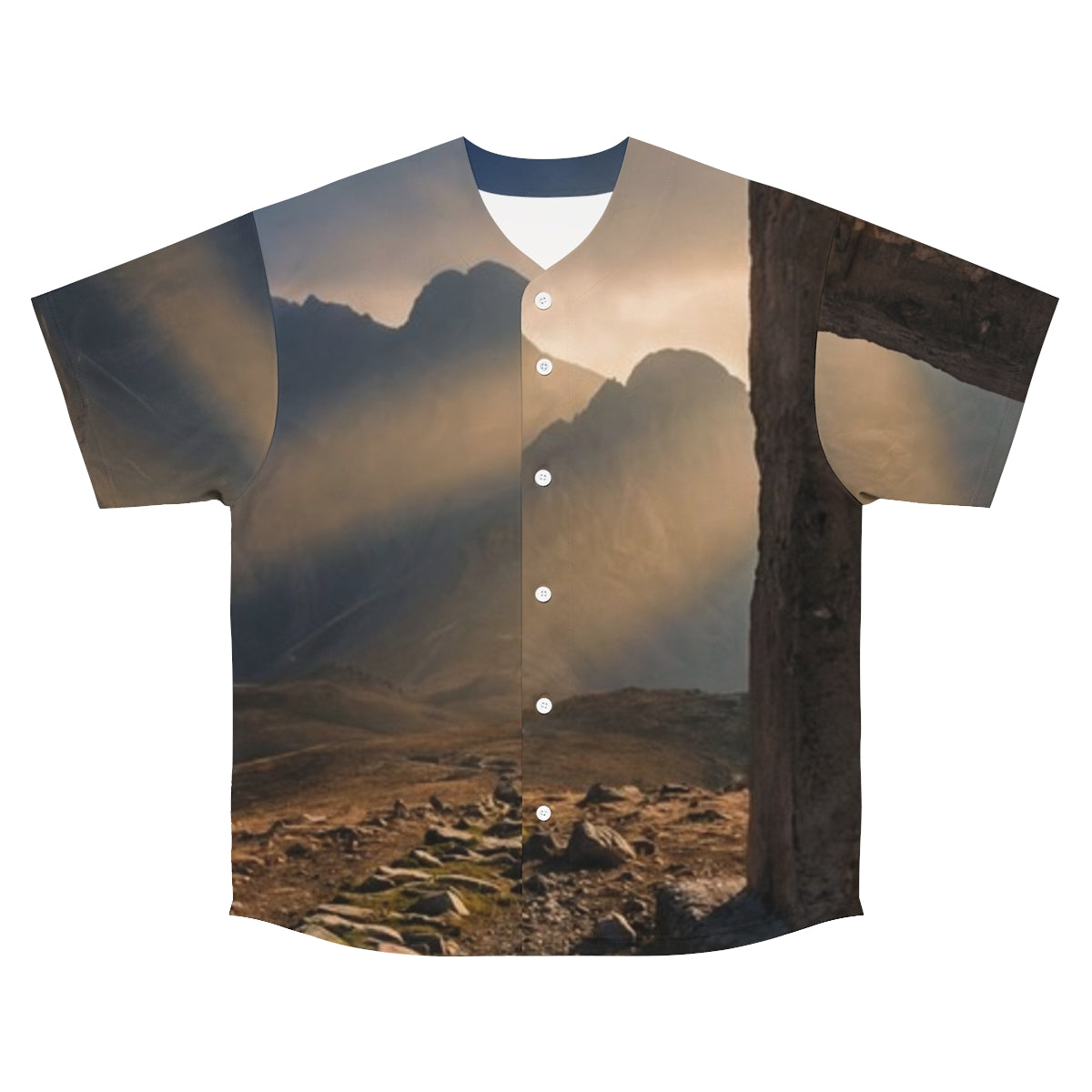 Men's Baseball Jersey - Mystic Monolith Ancient Persian... |...