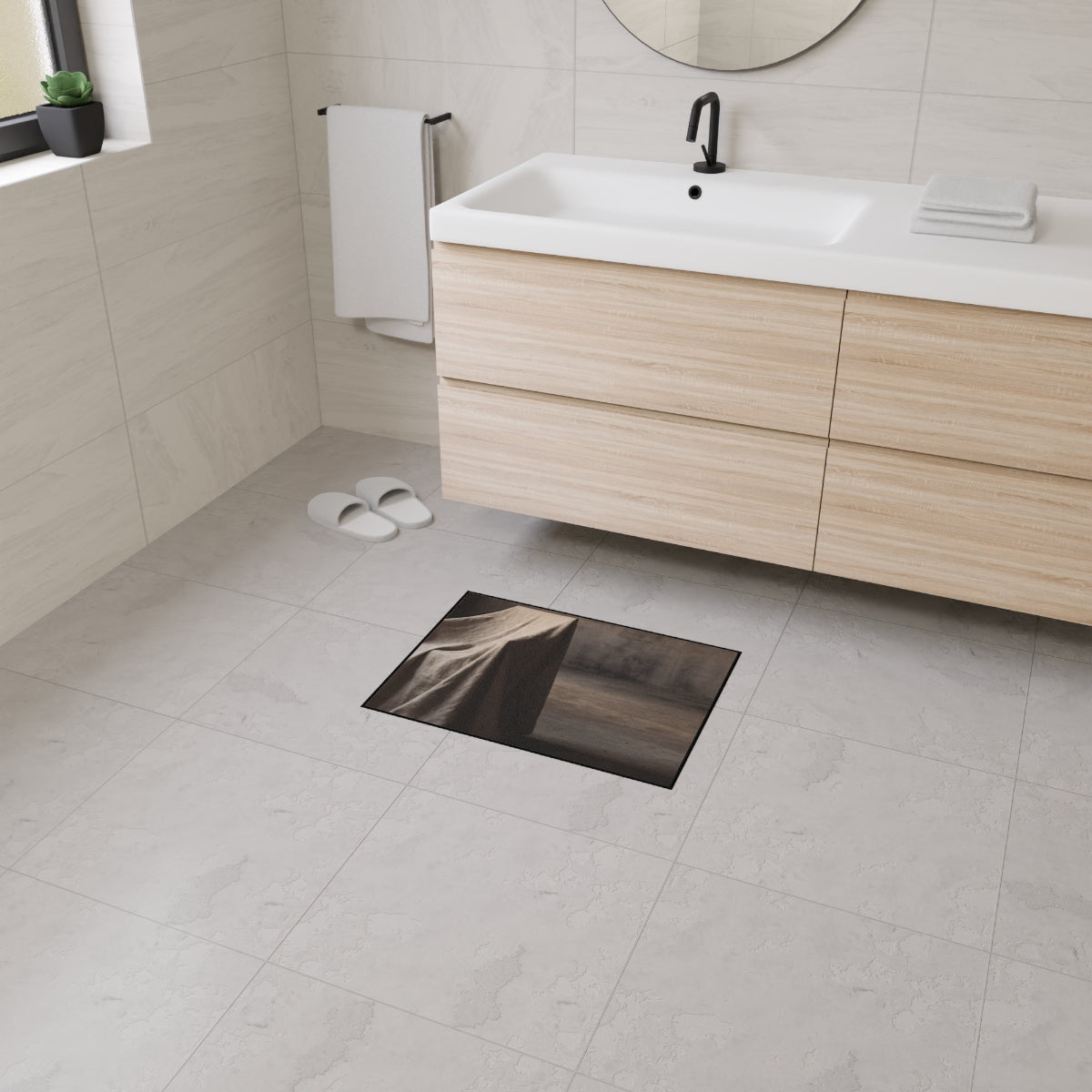 Heavy Duty Floor Mat - Minimalist Stillness