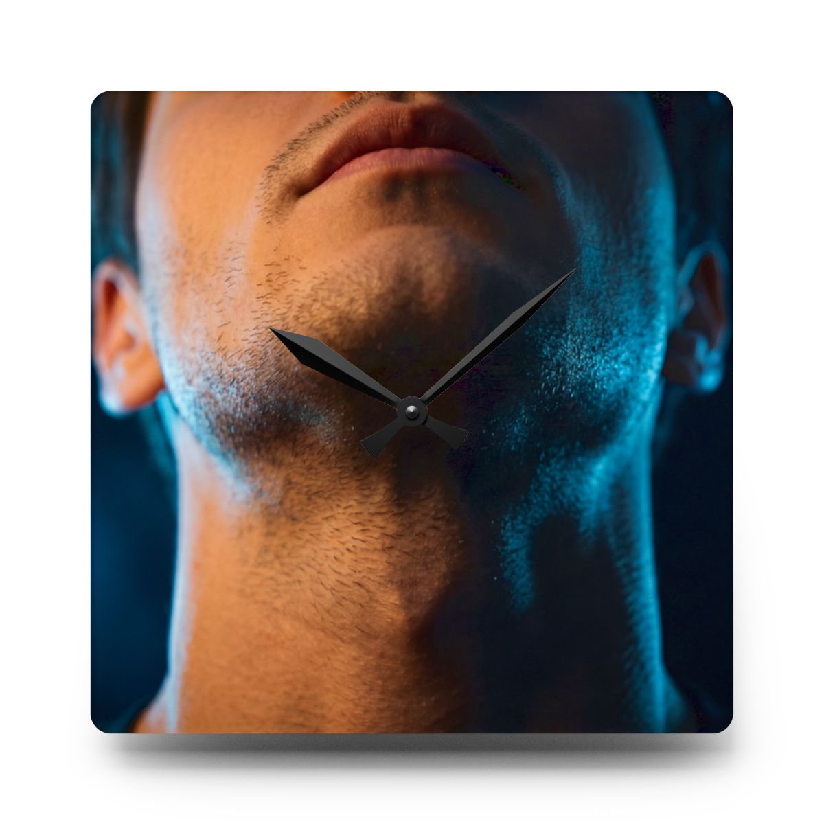 Acrylic Wall Clock - Synthwave Time