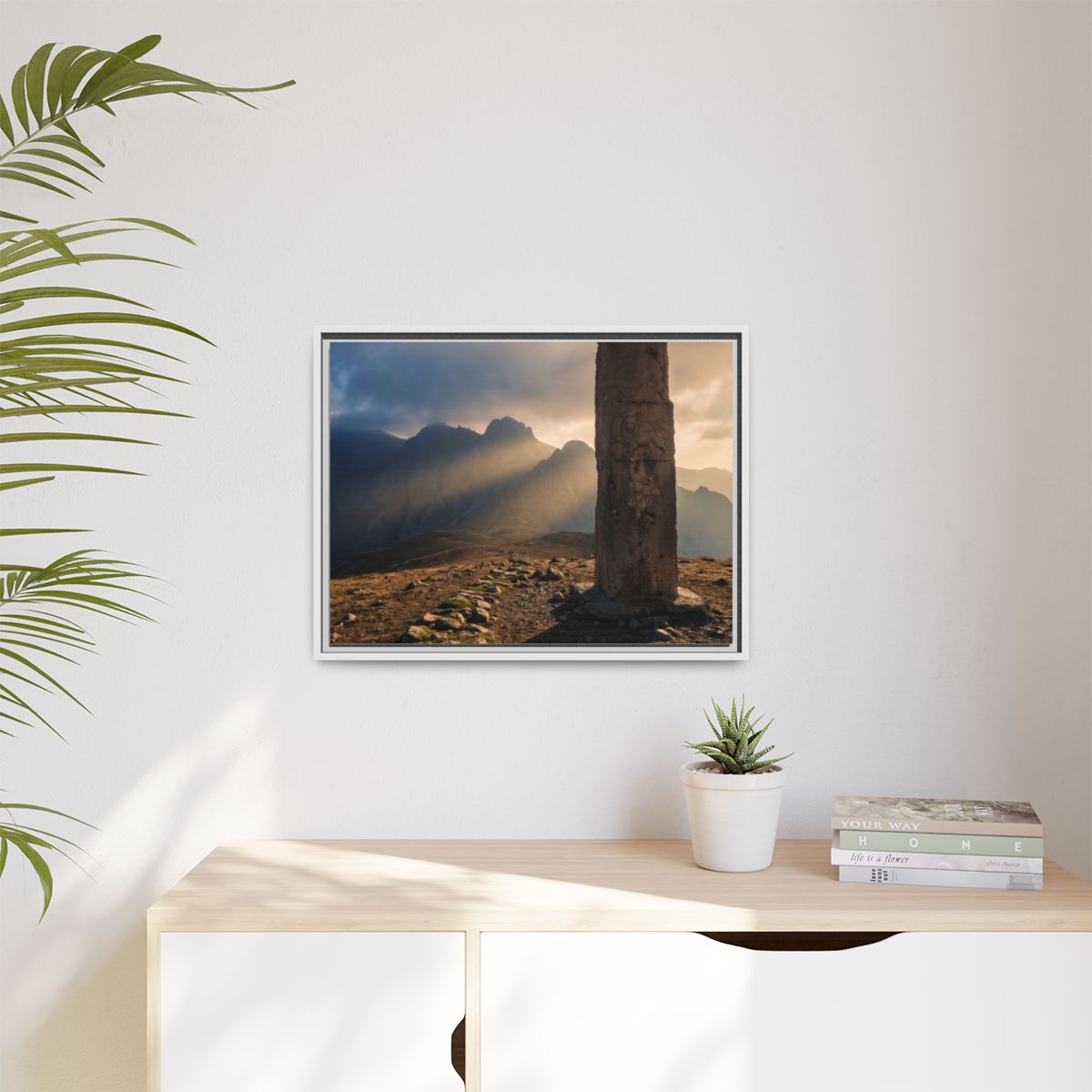 Matte Canvas, Framed - Mystic Monolith Ancient Persian... |...