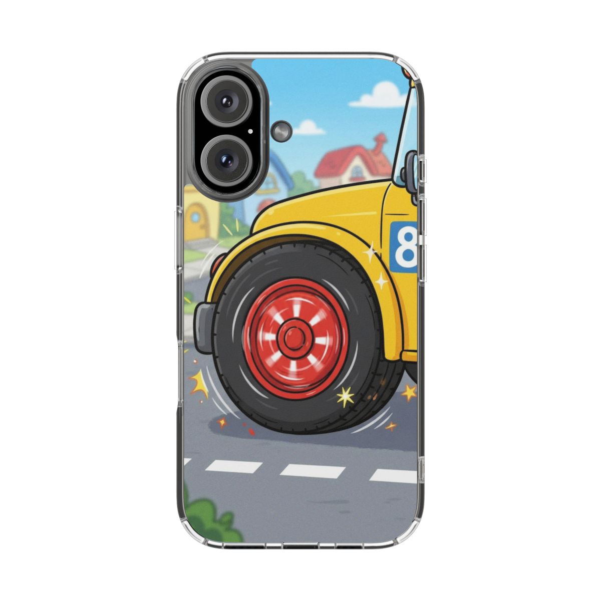 Clear Impact-Resistant Cases - Cartoon Bus | Echovira...