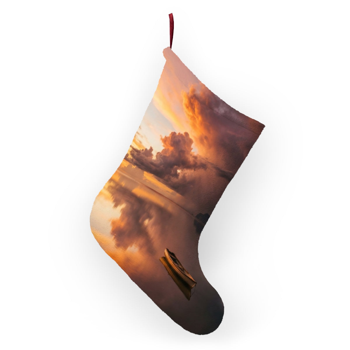 Christmas Stocking - Golden Hour Solitude | Echovira Gallery