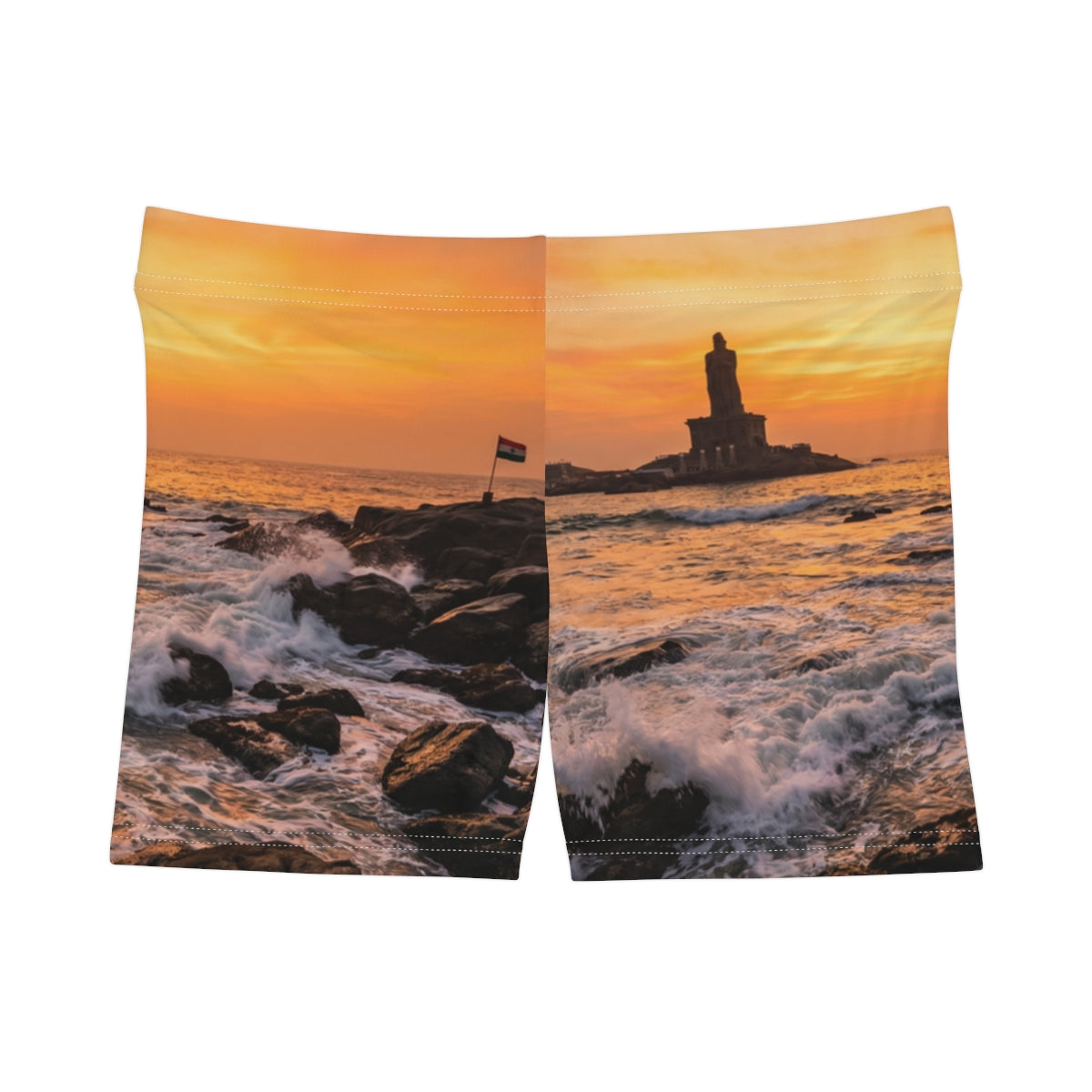 Women's Shorts - Majestic Sunset Coast