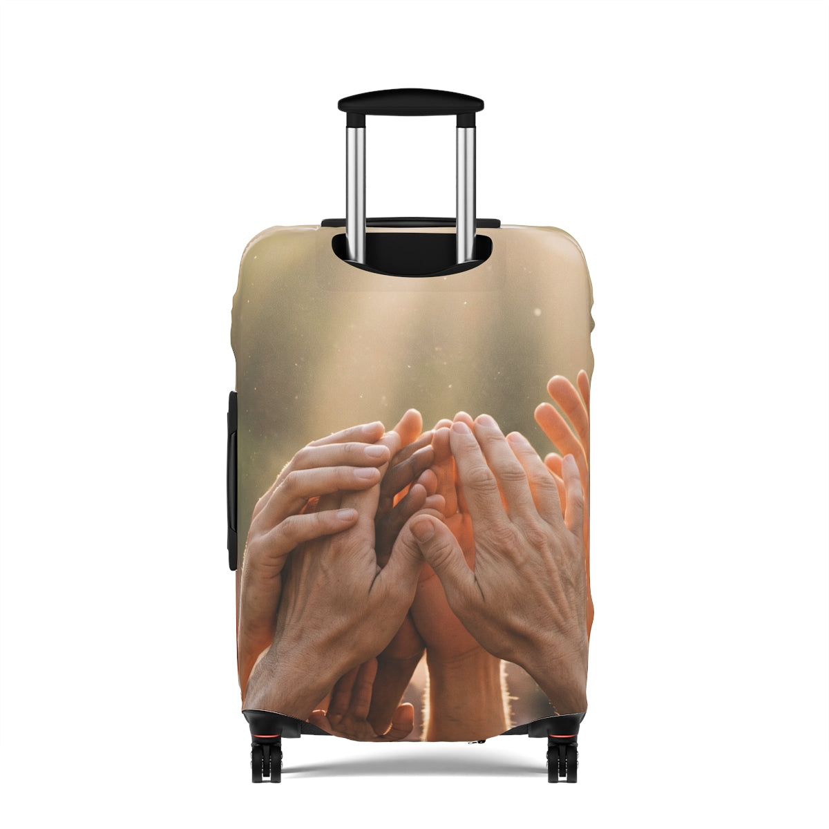 Luggage Cover - Golden Rays of Unity Wall Art | Echovira...
